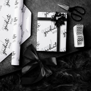 Graduate Black Script   Klassischer Keepake mit de Geschenkpapier