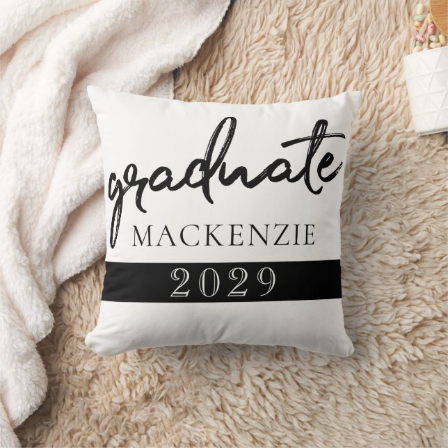 Graduate Black Script | Klassischer Keepake mit de Kissen (Decke)