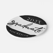 Graduate Black Script | Klassischer Keepake mit de Pappteller (Schrägansicht)