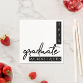 Graduate Black Script | Klassischer Keepake mit de Serviette (Beispiel)