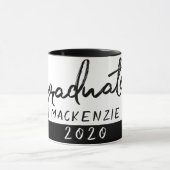 Graduate Black Script | Klassischer Keepake mit de Tasse (Zentrum)