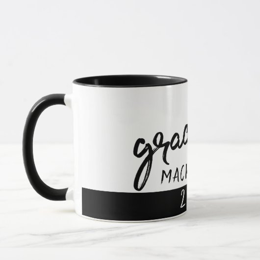 Graduate Black Script | Klassischer Keepake mit de Tasse (Links)