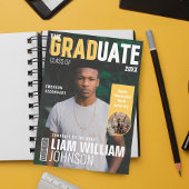 Graduate Bold Custom Grad Foto Magazine Cover Ankündigung
