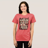 Graduate Butterfly Shirt - Bold Retro Abschluss (Vorderseite voll)