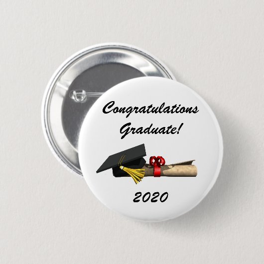 Graduate Button (Vorne & Hinten)