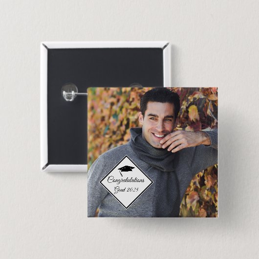 Graduate Button Button (Vorne & Hinten)