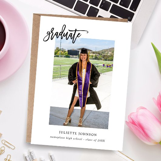 Graduate Calligraphy 2v Foto Ankündigung