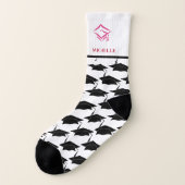 Graduate Cap Abschluss-Klasse Socken (Links - Außen)
