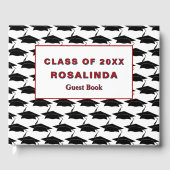 Graduate Cap Abschluss Senior Class Gästebuch (Vorderseite)
