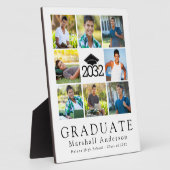 Graduate Cap Tassel Foto Collage Keepake Fotoplatte (Seite)