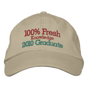 Graduate Cap von SRF - Fresh Knowledge ! Bestickte Kappe