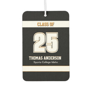 Graduate car Freshener, Grad, sport, Black, Boys Autolufterfrischer