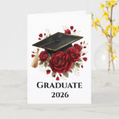 Graduate Card Karte (Gelbe Blume)