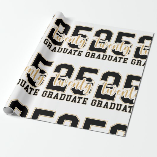 Graduate Celebration 2025 Geschenkpapier (Ungerollt)