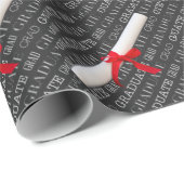 Graduate Chalkboard und Diplomthema Geschenkpapier (Rolleneckpunkt)