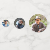 Graduate Class 3 Foto Black Gold Konfetti (Rückseiten)