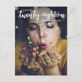 Graduate Class of 2018 | Save the Date Foto Postkarte