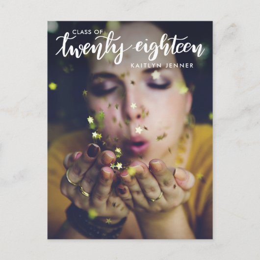 Graduate Class of 2018 | Save the Date Foto Postkarte (Vorderseite)