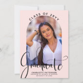 Graduate Class of 2022 Abschluss Arch Foto Einladung (Vorderseite)