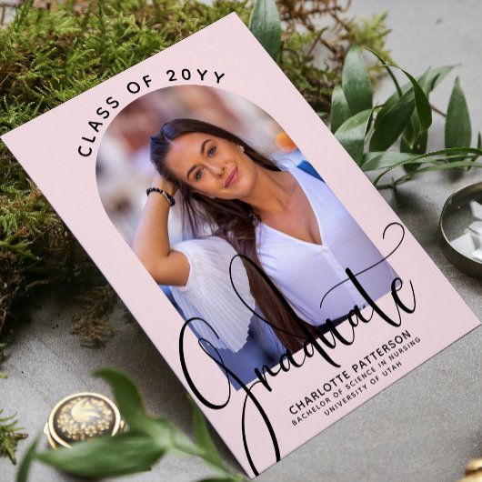 Graduate Class of 2022 Abschluss Arch Foto Einladung