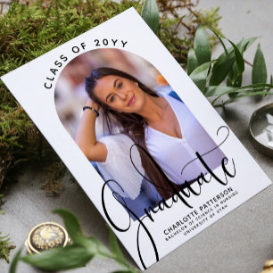Graduate Class of 2022 Abschluss Arch Foto Einladung