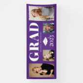 Graduate Class of 2023 lila Foto Banner (Vertikal)