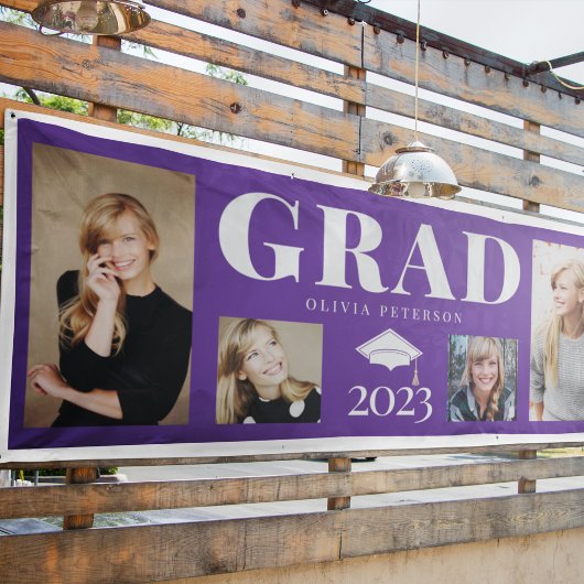 Graduate Class of 2023 lila Foto Banner