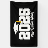 Graduate Class of 2025 Abschluss Senior 2025 Banner (Vertikal)