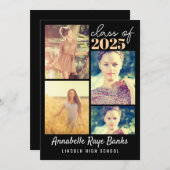 Graduate Class of 2025 Printable Einladung (Vorne/Hinten)