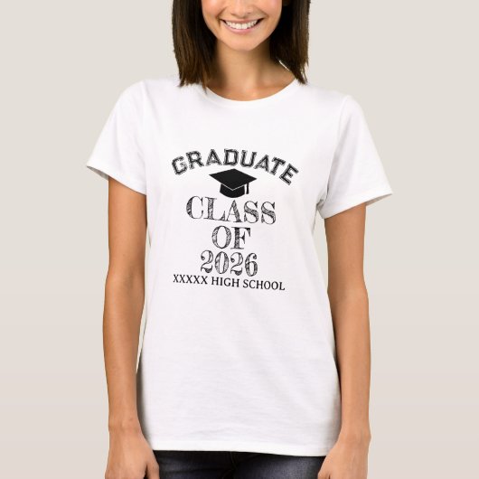 Graduate Class Of 2026 T-Shirt (Vorderseite)