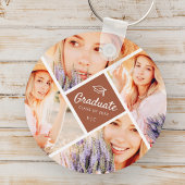 Graduate Class of 20XX Modern Graduation Cap Foto Schlüsselanhänger