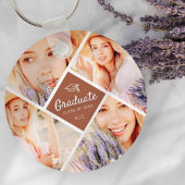 Graduate Class of 20XX Modern Graduation Cap Foto Schlüsselanhänger