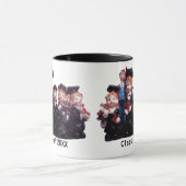 Graduate Class of 20XX Porzellan Figurines Foto Tasse (Zentrum)