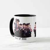 Graduate Class of 20XX Porzellan Figurines Foto Tasse (Vorderseite Links)