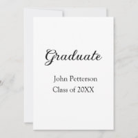 Graduate Class of 20XX simple minimale Abschluss m