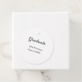 Graduate Class of 20XX simple minimale Abschluss m Geschenkanhänger (Beispiel)