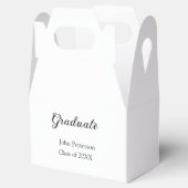 Graduate Class of 20XX simple minimale Abschluss m Geschenkschachtel (Geöffnet)