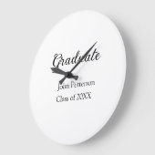 Graduate Class of 20XX simple minimale Abschluss m Große Wanduhr (Winkel)