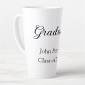Graduate Class of 20XX simple minimale Abschluss m Milchtasse (Linke Ecke)