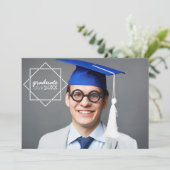 Graduate Class of Foto Einladungen (Stehend Vorderseite)