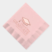 Graduate Class of Personalisiert Name Abschluss Servietten Mit Folie (Rechts)