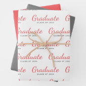 Graduate Class of Simple Modern Abschluss Geschenkpapier Set (Beispiel)