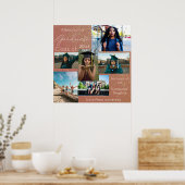 Graduate Class of Uni Foto 3 - Rosa Glitzer Poster (Küche)