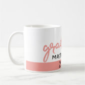 Graduate Coral Script | Handschrift mit Jahr Kaffeetasse (Links)