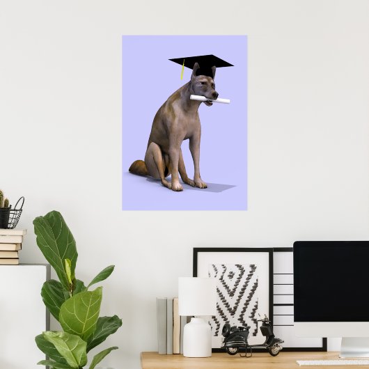 Graduate Coyote Poster (Heimbüro)