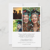 Graduate Custom Multi Foto Uni 2025 Ankündigung (Rückseite)