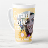 Graduate Daisy Foto Beige Milchtasse (Linke Ecke)