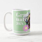 Graduate Daisy Foto Green Kaffeetasse (Links)