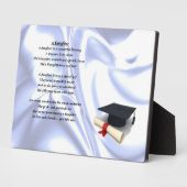 Graduate - Daughter Poem Plaque Fotoplatte (Seite)