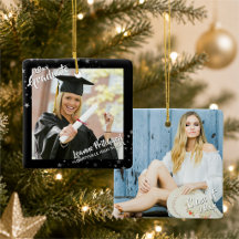 Graduate Editable Black & Stars Zwei-Foto